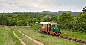 Mountain railway in Hungary