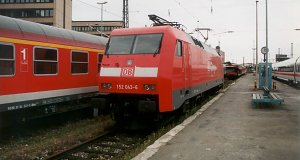 A DB Cargo 152 043-as villanymozdonya