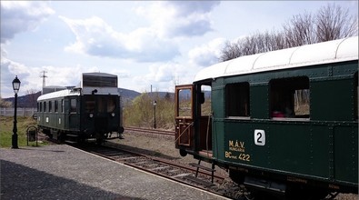 Der BCmot 422 und der 468 in der Endstation.