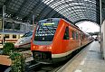 Der nach Saarbrücken fahrende Zug besteht aus zwei Diesel-Neigezügen: aus dem 612 140...