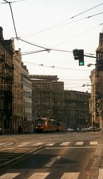 Prague is the city of trams. 11 tram lines meet on Strossmayerovo náměstí (7th district).