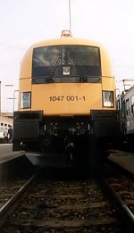 Die erste Lokomotive der Reihe 1047 der MÁV