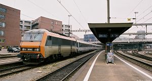 Sybic locomotives hauling French express trains: the 26142...