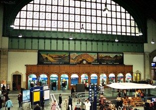 The ticket hall
