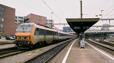 Sybic-Lokomotiven an der Spitze von französischen Schnellzügen: die 26142...
