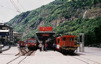 Brig MGB station before it was rebuilt to a through station